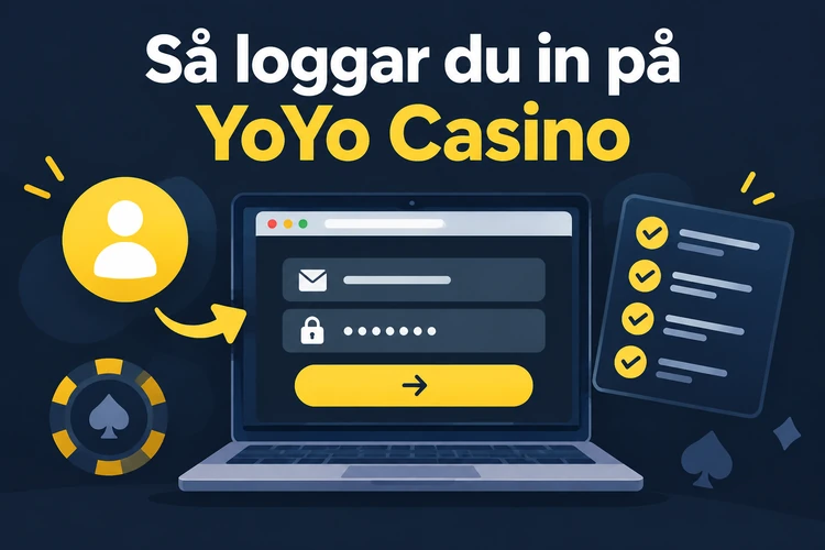 Så loggar du in på YoYo Casino