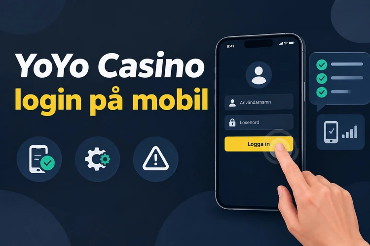 YoYo Casino login på mobil